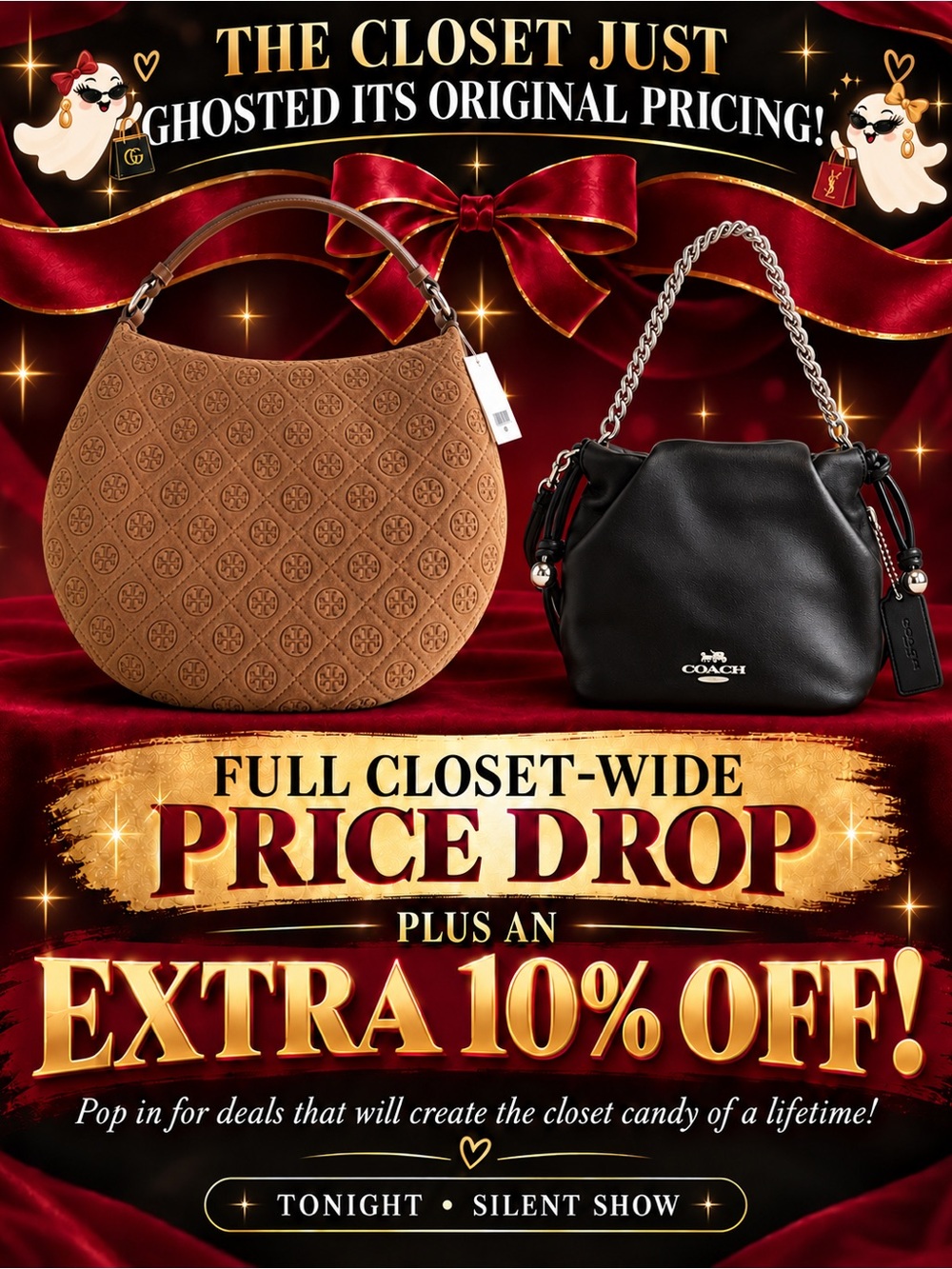 👻 9 PM EST! GHOST MODE: Closet-Wide Price Drops + EXTRA 10% OFF! BID NOW 🛍️